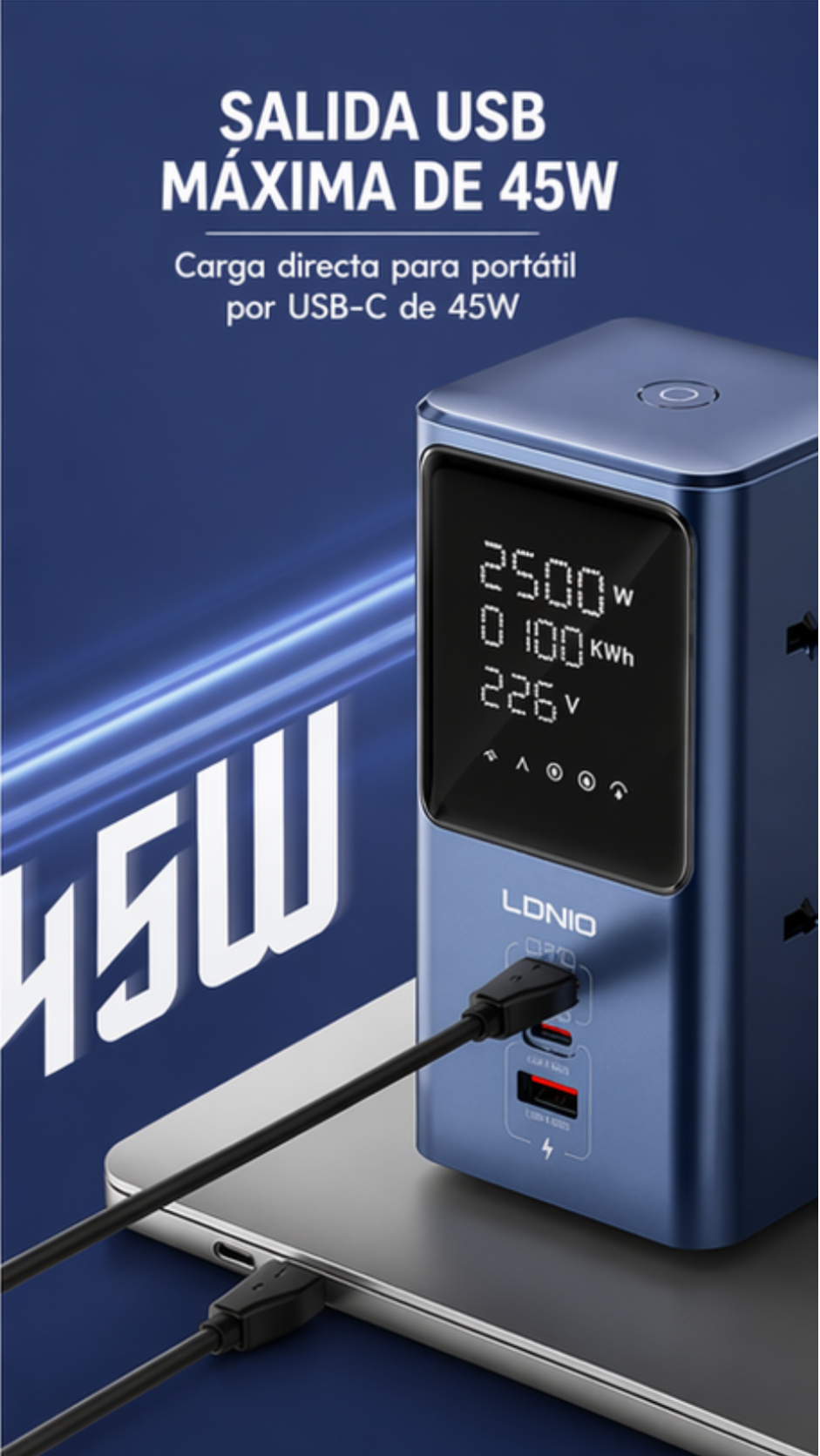 Carga USB-C 45W laptop