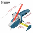 Herramienta de corte de paneles de yeso con cinta métrica de aleación