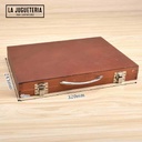 Juego de Gubias / cinceles para  talla. Set 12 unidades de acero al cromo vanadio con caja de madera