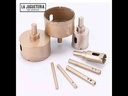 Broca de perforación de cerámica, para azulejos, para vidrio grueso, set 7 pz de 6-10-18-25-35-45-60 mm