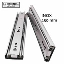 Riel Telescópico de Cierre Suave de Acero Inoxidable - 450 mm (17.72 in)