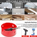 Broca sierra Acero carbono bimetálica 150 mm - 5,9 pulgadas