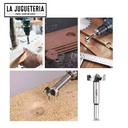 Set de 15 Piezas de Brocas Forstner de Acero de Carbono para Carpintería (copia)