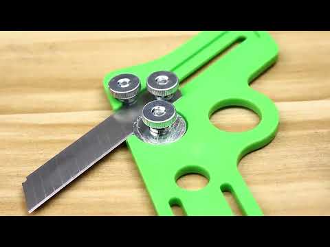 Herramienta de Corte para Tapeta Ajustable 130 x 95 mm - Trimmer de Precisión para Carpintería