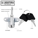 Cerradura para cajón Cuadrado 36 x 36mm con 2 llaves 