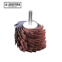 Rueda de Lijado de Láminas con Eje, Grano #120