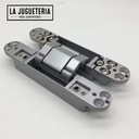 Bisagra oculta ajustable de 180 grados accesorios de puerta Invisible, G80 80 kg color "Negro"