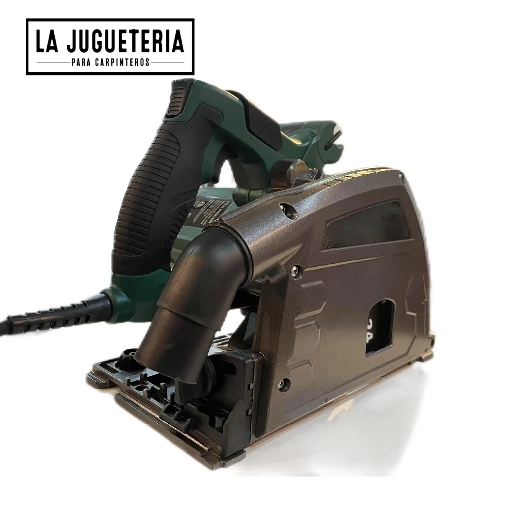 Sierra Circular de Riel con Guía - Potencia de 1400W y Cuchilla de 165mm para Cortes Precisos 