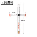 Escuadra de Medición Multifuncional Ajustable para Carpintería - Regla de Ángulo Recto con Graduación Precisa y Bloqueo de Perilla, Ideal para Marcado y Trazado 