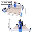 CNC de router  4040 de 100W - Alta Precisión y Eficiencia para Proyectos de Grabado 400mm x 400 mm