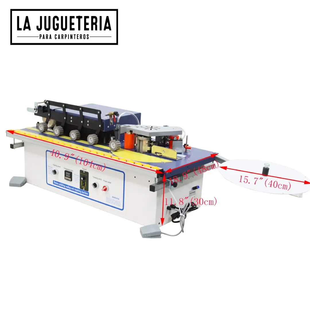 Enchapadora tapeteadora automática multifunción 110 V