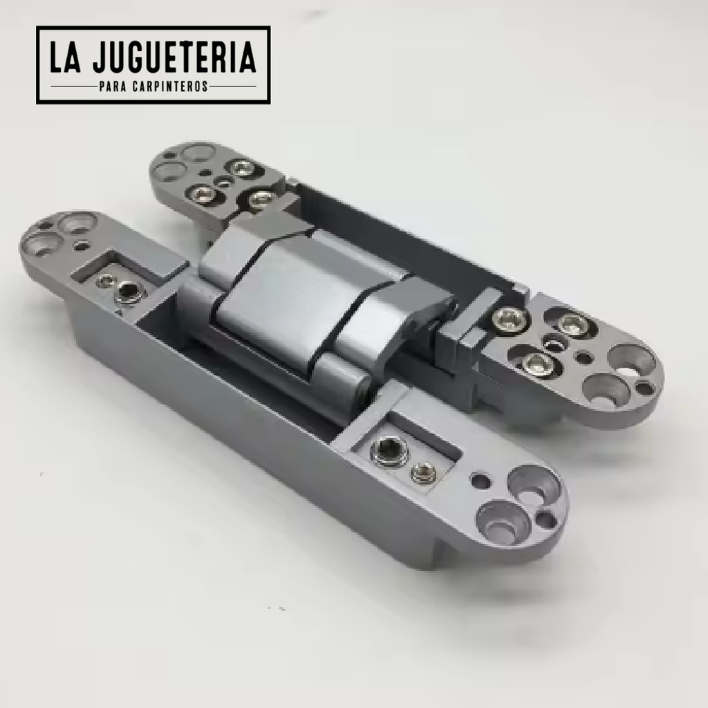 Bisagra oculta ajustable de 180 grados accesorios de puerta Invisible, G80 80 kg color "Negro"