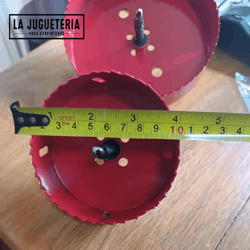 Broca sierra Acero carbono bimetálica 100 mm - 4 pulgadas