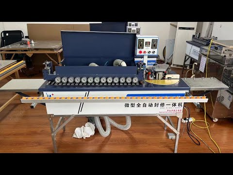 Tapeteadora automática portátil de mesa — melamina y PVC