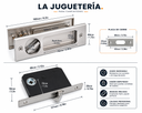 Cerradura corrediza A171 - medidas y dimensiones