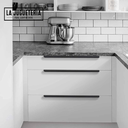 Tiradores de armario de cocina para cajones ocultos en aluminio 180 mm