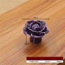 Pomo / tirador cerámico. 40 mm × 34 mm.  3