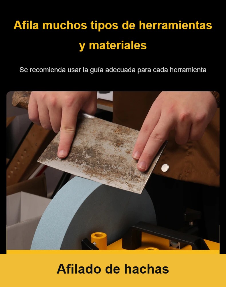 Afila varios materiales
