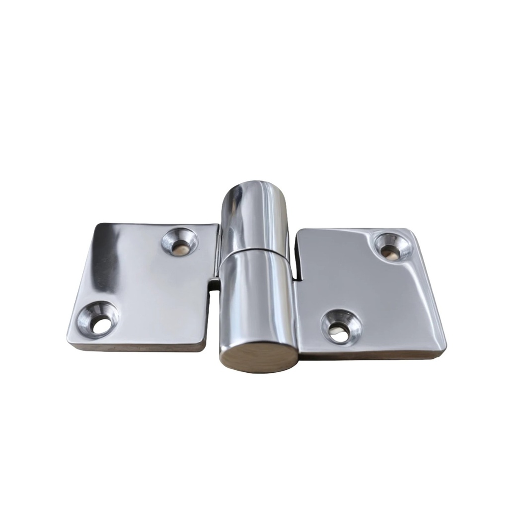 Bisagra desmontable de acero inoxidable 316 pulido espejo 90 × 38 mm - Lado Izquierdo
