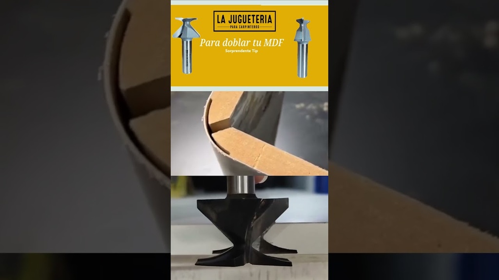 Cómo Usar la Fresa de Madera MDF para Bordes Perfectosmdf madera fresa #carpintería #carpintería