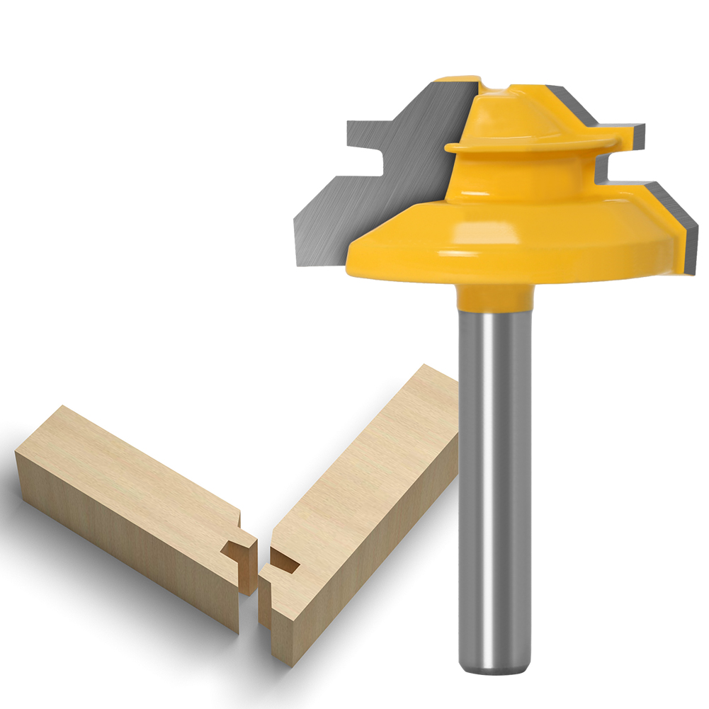 Fresas para unión de 45º. Vástago de 1/4". Set 3 pcs. Ref.P27