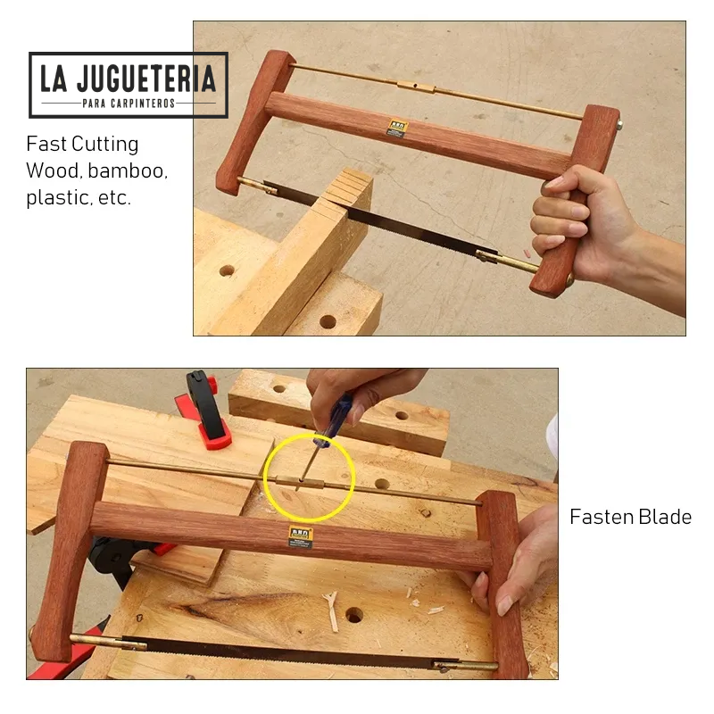Sierra manual de arco tensado en 18 pulgadas