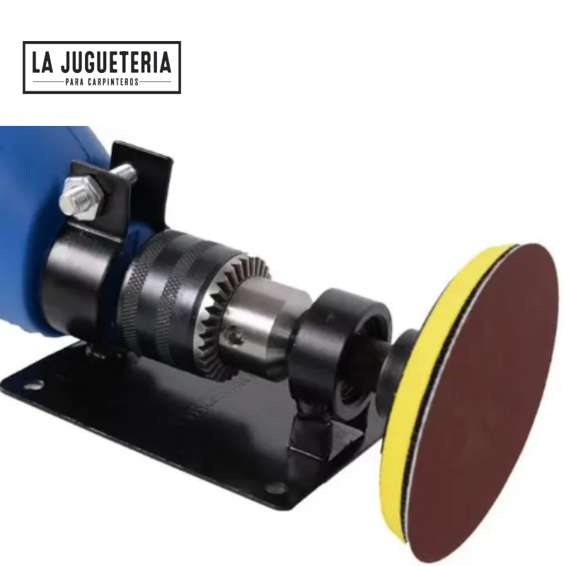 Conjunto de soporte de taladro eléctrico para corte, pulido y molienda con portabrocas de 10/13mm y accesorios incluidos