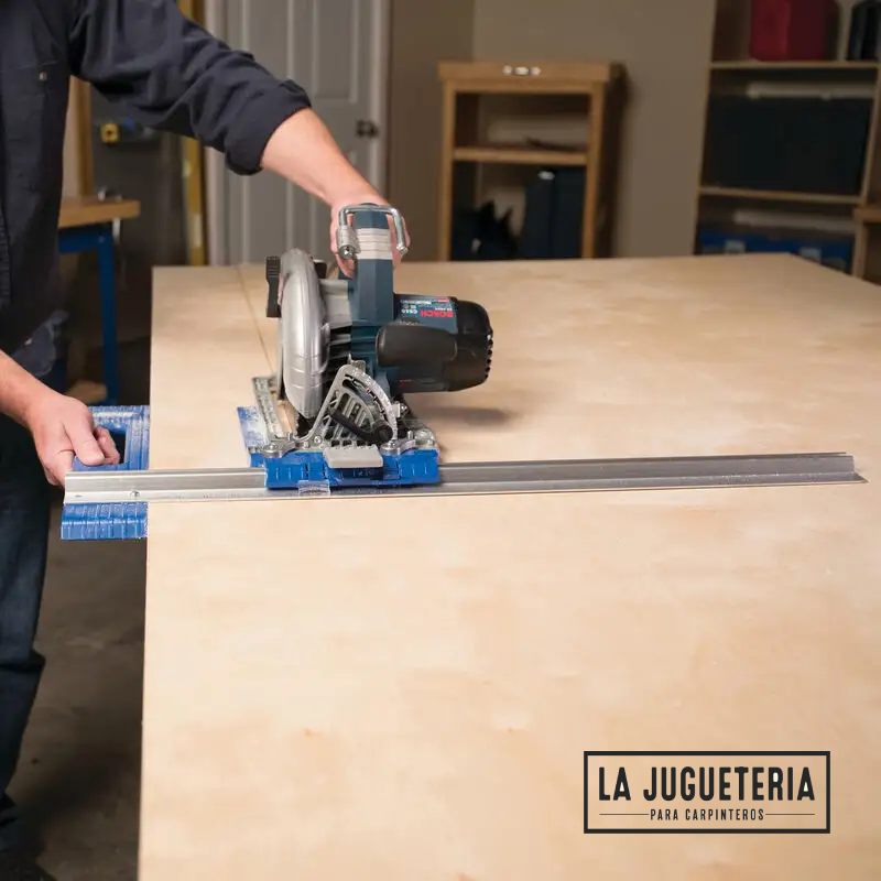 Guía para cortes laterales para sierra patín