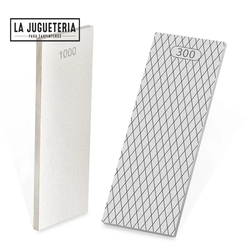 Piedra de diamante pra afilado dos caras grano 1000 y grano 300 