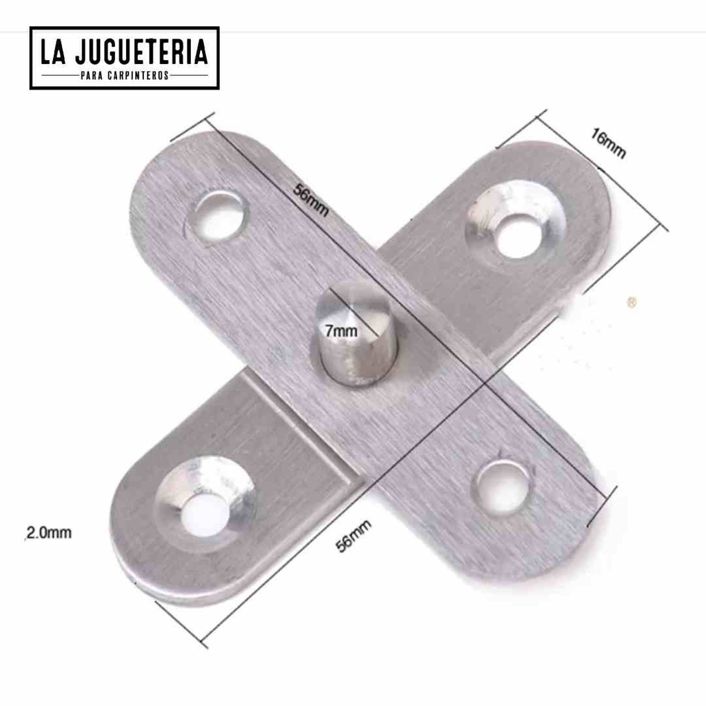 Set Bisagra de puerta pivotante de acero inoxidable 150kg (copia)