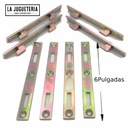 Tornillos Uxcell hexagonales, cabeza plana M6 - 60 mm con perno. Especiales para camas. Pack 4 kit (copia)