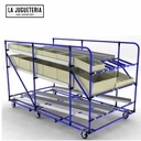 Ruedas con freno para perfiles de aluminio 4040 y muebles
