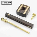 Gramil calibre de mortaja de ébano multifunción, Herramienta de medición para carpintería