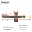 Gramil calibre de mortaja de ébano multifunción, Herramienta de medición para carpintería
