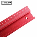 Guía o Riel en T-Track Universal en Aluminio para Proyectos de Sierra o Router 1000mm con regla marcada