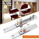 Bisagra pivotante de acero inoxidable para puerta Set 150 kg