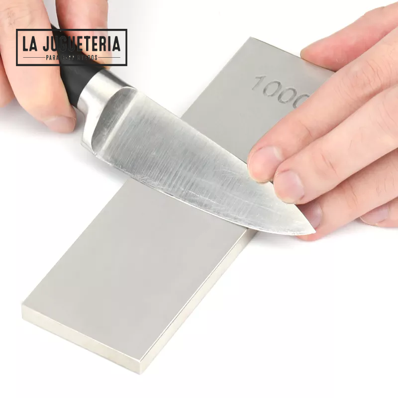 [A566] Piedra de diamante para afilado dos caras grano 1000 y grano 300