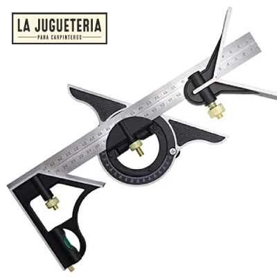 [A630] Regla de Ángulo Ajustable 3 en 1 de 300mm