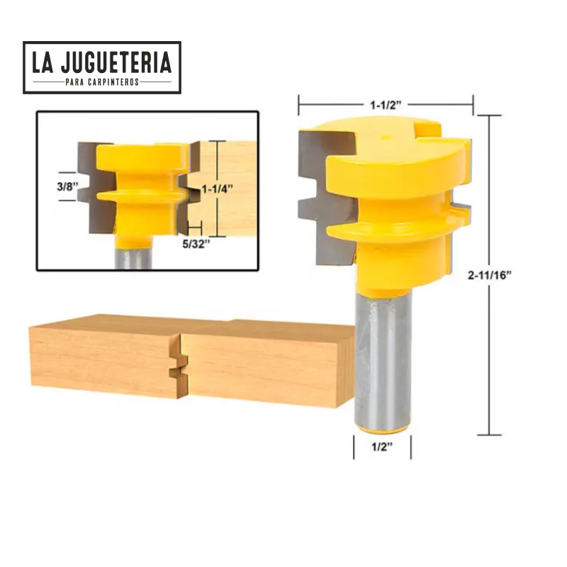 [A394] Fresa para uniones tipo machihembrado para pegas G41