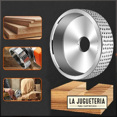 [A266] Disco para amoladora de 16 mm de ancho para lijar o escofina desbaste de madera