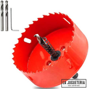 Broca sierra corona bimetálica 100 mm (4 pulgadas) - Acero al carbono