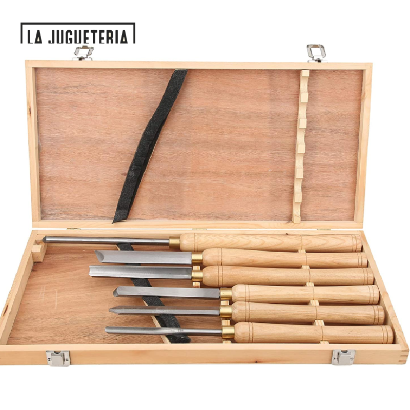 [A684] Set de 6 gubias para torno de madera