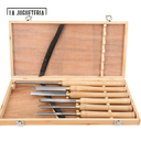 Set de 6 gubias para torno de madera