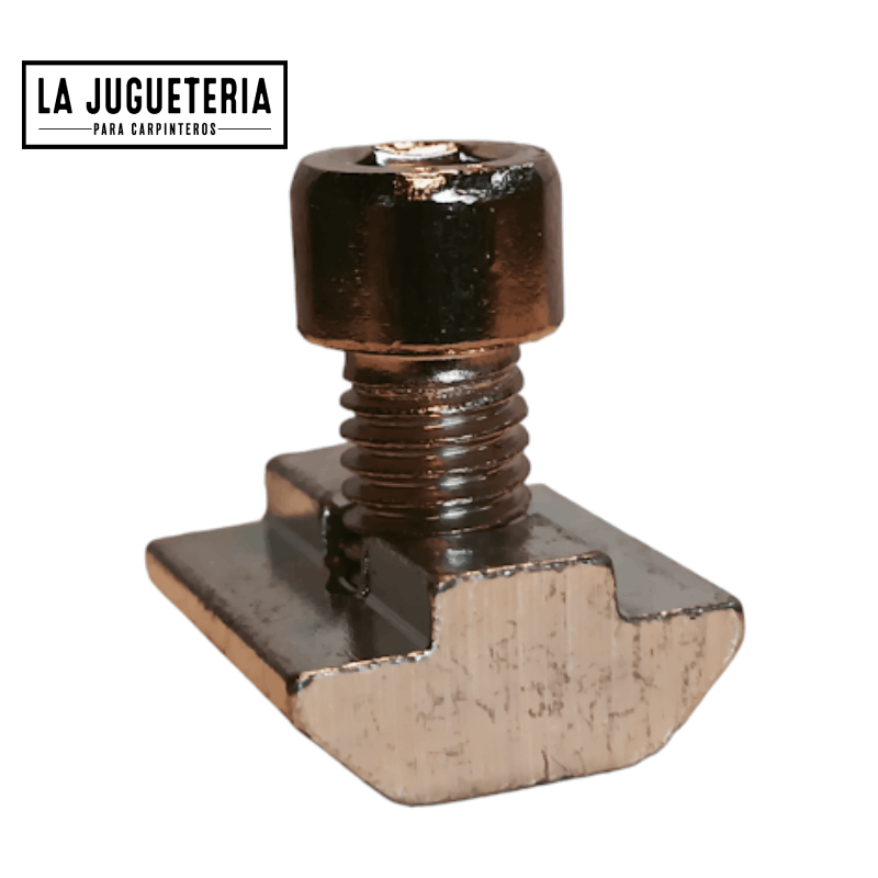 [A773] Tuerca de Riel para Perfil de Aluminio 4040 - Accesorio para Carpintería - Bolsa de 10 unidades M8