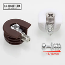 Rafix soporte de estante para muebles, gabinetes de cocina- Bolsa de 24 unidades