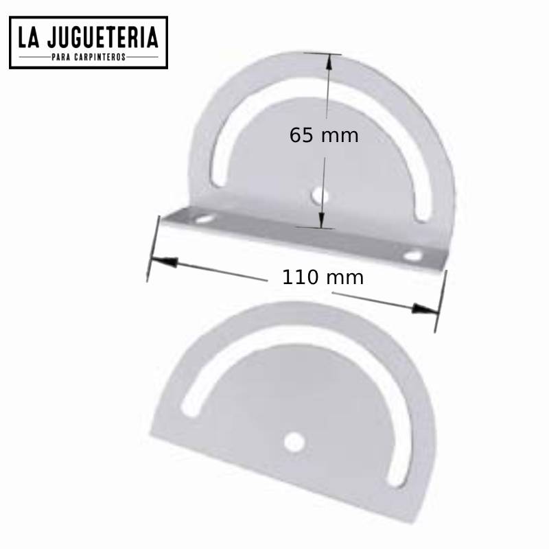 [A050] Articulación en ángulo para perfil de aluminio 2020 - Accesorio de unión resistente y duradero