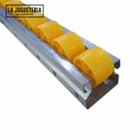 Placón de rodillo de acero y nylon  ESD personalizable para líneas de producción