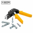 Pistola de fijación de anclaje metal para tuercas de remache o expansión drywall