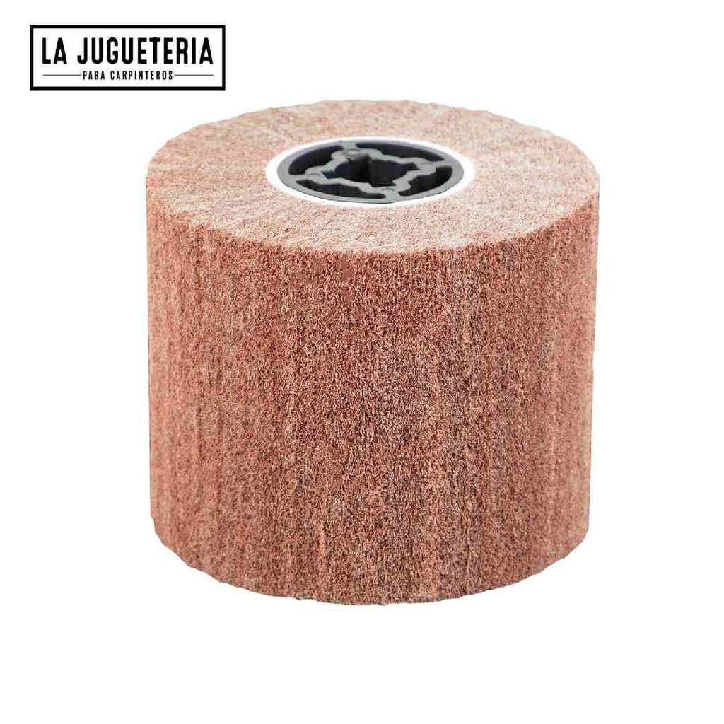 [A663] Rueda de pulido no tejida de 4.724 inx3.937 in Rueda de pulido abrasivo Tela abrasiva Alambre de nylon  Grano 320 para metal de acero inoxidable y madera