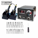 kit de pirografía de doble pluma, herramienta profesional de quemadores de madera de 60 W